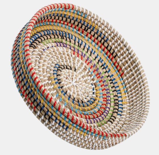 Woven Seagrass Serving Tray