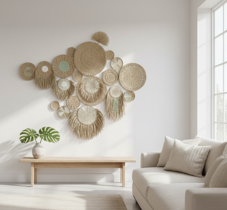 Woven Seagrass Wall Art