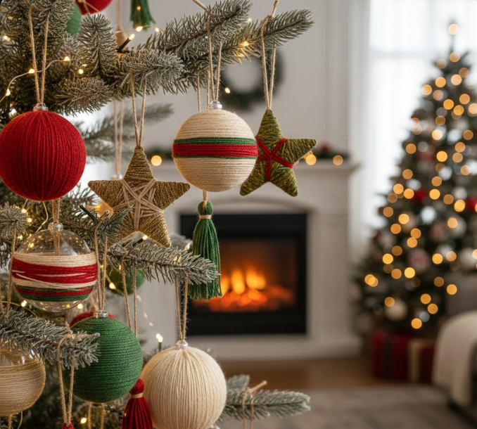  Yarn Ornaments
