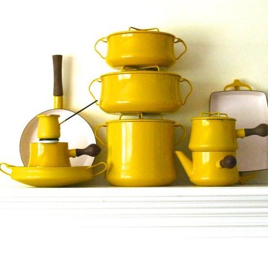 Yellow Enamel Cookware