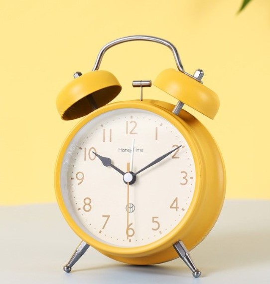  Yellow Retro Clock