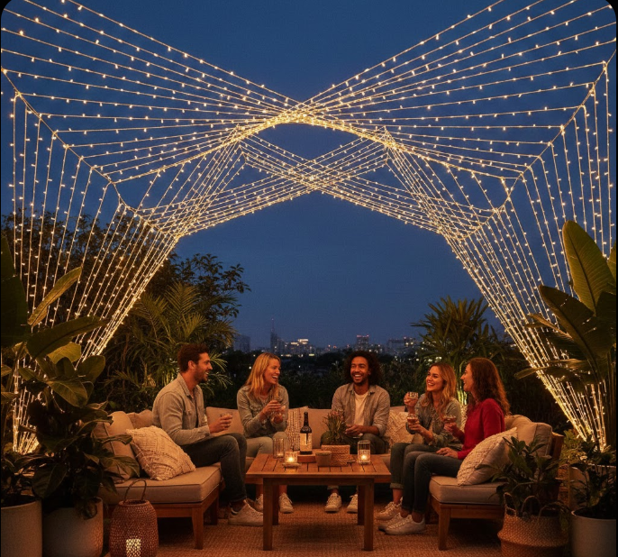 Zig-Zag Patio Canopy