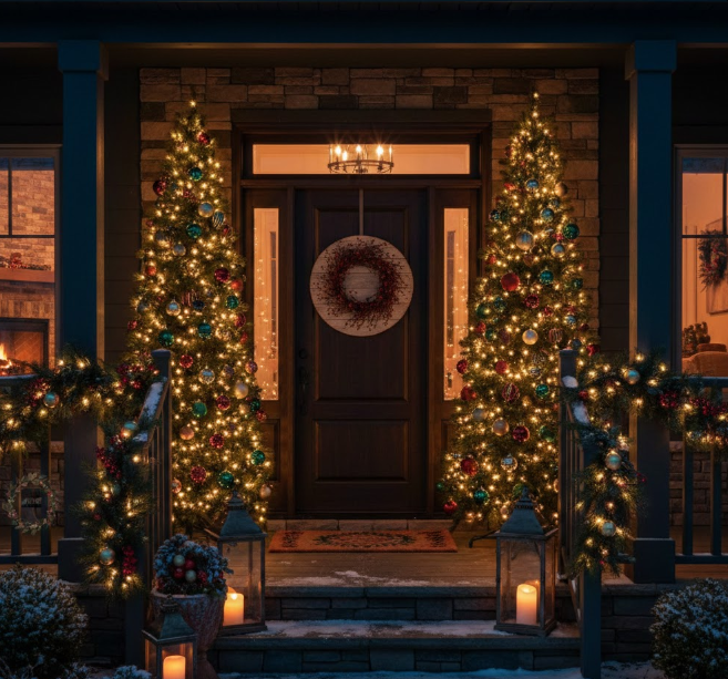 re-Lit Christmas Trees